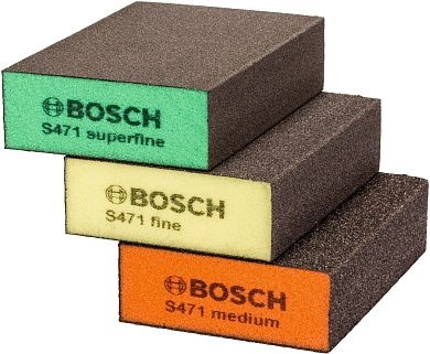 Набор губок 69x97x26мм,M/F/SF,B.f. Flat (2 608 621 253) BOSCH