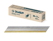 Гвозди монтажные по бетону оцинкованные DA34 38х1.8мм, калибр 15GA, 2000 шт (305397-38) ЗУБР