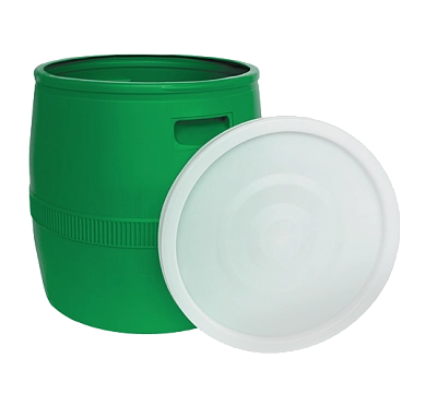 Бочка пластмассовая хозяйственная 35л с крышкой БЗПИ