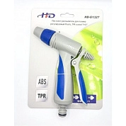 Пистолет-распылитель для полива регулируемый Plastic, TPR coated (HD-G1327) H-D