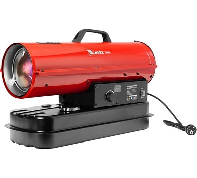 Пушка тепловая дизельная DHB-10i (10 кВт, 400 м3/ч, 100 м2, 220В) прямой нагрев (98904) MTX