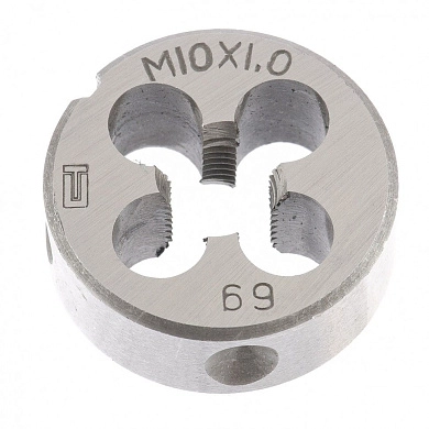 Плашка метрическая М10 х 1,0 мм (77024) СИБРТЕХ