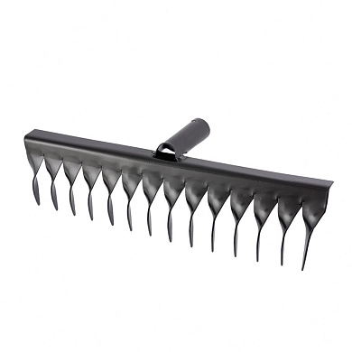 Грабли стальные, 350 мм, 14 витых зубьев, без черенка (61752) СИБРТЕХ