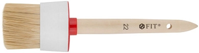 Кисть круглая 70мм, натур. светлая щетина (F_01312) FIT