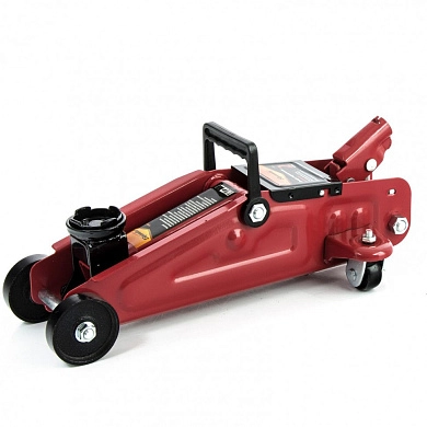 Домкрат гидравлический подкатной, 2т, h подъема 125–300мм, в пласт. кейсе (510085) SPARTA