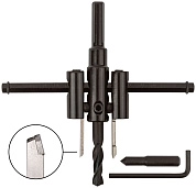 Сверло регулируемое, двухрезцовое "Балеринка", твердосплав. карбидные резцы 30-120мм (F_36701) FIT