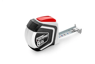 Рулетка 5м/22мм, автостоп, магнит, нейлон. покр., прорез. корп., быт. (510-5М) KAPRO