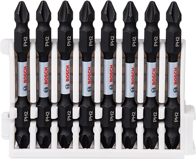 Набор бит PH2, двухсторонние, 8шт. (2 608 522 337) BOSCH