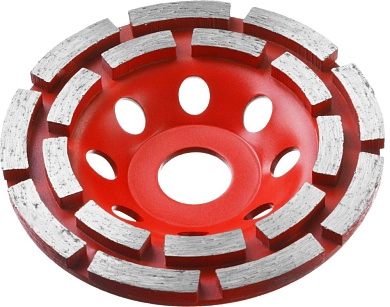 Чашка алмазная сегм. 2-х рядная (115х5х22.23) Бетон "МАСТЕР" (33376-115) ЗУБР