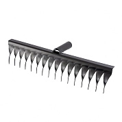 Грабли стальные, 420 мм, 16 витых зубьев, без черенка (61750) СИБРТЕХ