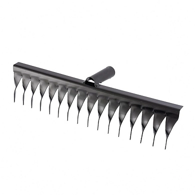 Грабли стальные, 420 мм, 16 витых зубьев, без черенка (61750) СИБРТЕХ