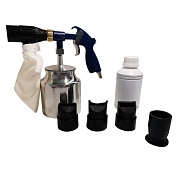 Пистолет пескоструйный пневматический со сменными насадками и песком (F-2377) Forsage