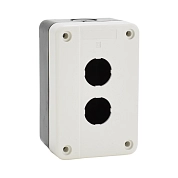 Корпус двухкнопочный XAL-B02 (IP65 белый пластик) 14108 PMA PC ETP