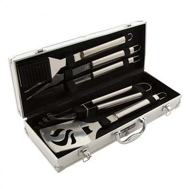 Набор приборов для барбекю 5шт в алюм.кейсе Camping (69579) PALISAD
