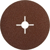 Круг шлифовальный фибровый 150х22 мм, P40, велкро осн., 5 шт. "ПРОФИ" (35585-150-040) ЗУБР