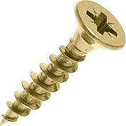 Саморез для крепления ГКЛ в дерево 3,5x55 мм G (крупный шаг, желтый цинк, уп. 500 шт.)