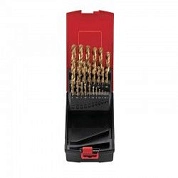 Набор сверл по металлу 1.0-13.0 мм, уг.зат. 130гр., 25шт. (924U1) FORCE