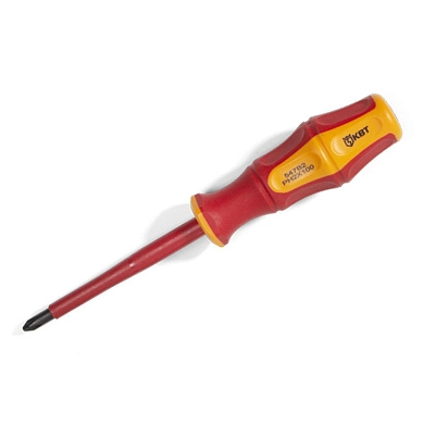 Отвертка диэл. "Профи" PH/FL2x100  (79777) КВТ
