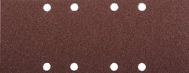 Лист шлифовальный "МАСТЕР", 8 отверстий, для ПШМ на зажимах, Р40, 93х230мм, 5шт (35591-040) ЗУБР