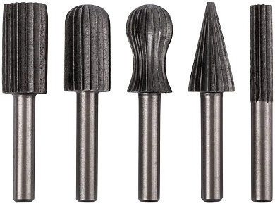 Шарошки по металлу, HSS сталь, 5шт. "Профи" (F_36476) FIT