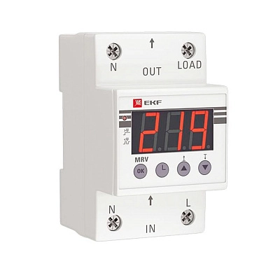 Реле напряжения с дисплеем MRV 32A (230В 32А 1NO) EKF PROxima