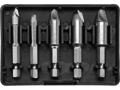 Набор экстракторов для шпилек 0-14мм (5пр.)(YT-06035) YATO