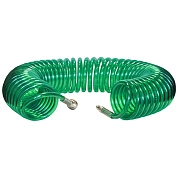 Шланг SKIPER PH07 полиурет. cпиральный 15 м, ф 8/12 мм c быстросъемн. соед., SKIPER