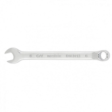 Ключ комбинированный, 9 мм, CrV, полированный хром (15153) MATRIX
