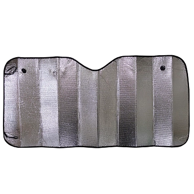 Шторка экран 150*70см на лобовое стекло фольга двусторонняя (S01204005) SKYWAY