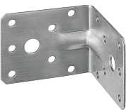 Уголок крепежный усиленный нержавеющий УНКУ-2.0, 55х70х70х2мм, Профессионал (310516-55) ЗУБР