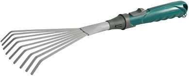 Грабли веерные , 9 плоских зубцов, коннекторная система, 43,5см (4205-53522) RACO