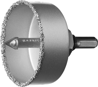 Коронка-чашка с карбид-вольф. покр., 67мм, высота 25мм, в сборе "ПРОФЕССИОНАЛ" (33360-067_z01) ЗУБР