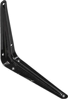 Уголок-кронштейн "MASTER", 150х125мм, черный (37402-4) STAYER