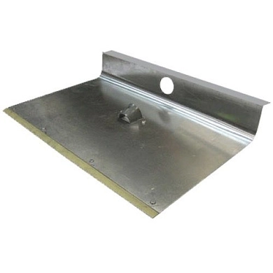 Лопата снеговая однобортная оцинкованная 600*500мм, без планки (0002749)