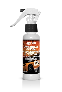 Очиститель кузова от смолы, гудрона и следов насекомых 200мл (RW2010) RUNWAY