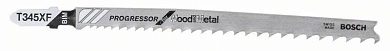 Пилка лобзиковая T 345 XF, BIM (древесина, металл)(-1-)(2 608 634 486) BOSCH