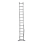 Лестница алюмин., 3х14 ступ, трехсекц., 7010мм, слож.3967х445х180мм, (97824) СИБРТЕХ фото4