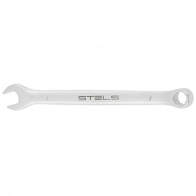 Ключ комбинированный, 7 мм, CrV, матовый хром (15203) STELS