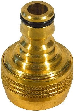 Переходник "Profi" (соединитель-шланг) латунный, 3/4" (4246-55026B) RACO