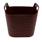 Ведро гибкое сверхпрочное, 26 л, коричневое (67509) СИБРТЕХ фото2
