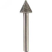 Шарошка (насадка) алмазная конусная, диам. 14мм, угол 15°, хвост. 6мм (D-25096) MAKITA