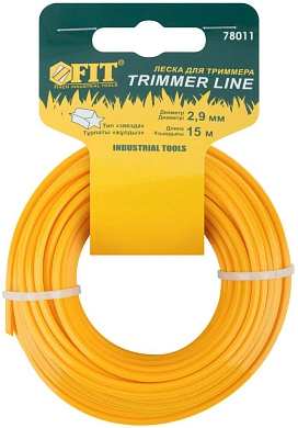 Леска для садовых триммеров "Звездочка" 3,0 мм х 15 м (F_78011) FIT