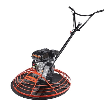 Машина затирочная бензин. PCT 1000 L (Loncin G200F, 6.5 л.с., диск 980 мм, 4 лопасти) PATRIOT