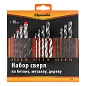 Набор сверл по бетону, металлу, дереву 4-5-6-8-10 мм, 15 шт. пласт. бокс, цил.хвост. (725085) SPARTA фото14