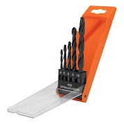 Набор сверл по металлу, 4-5-6-8-10 мм, HSS, 5 шт., пласт. бокс, (723105) SPARTA