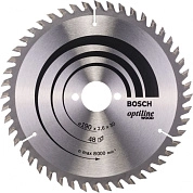 Диск пильный 190х30х2.6х48 Optiline Wood (2 608 640 617) BOSCH