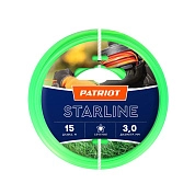 Леска (косильная струна) Starline звезда Ø 3,0 мм / 15м PATRIOT