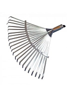 Грабли веерные пластинчатые оцинкованные б/ч (20 зубьев/пластин)