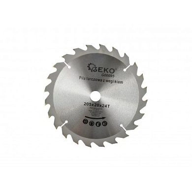Диск пильный 205х20х24T по дереву (G00095) GEKO