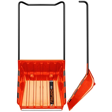 Движок снеговой пластиковый, 660*610мм, алюм.планка, металл.ручка, КЕНГУРУ (0538) FINLAND